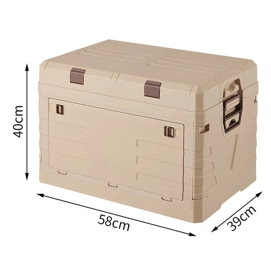 Foldable Outdoor Camping Storage Box with Lid