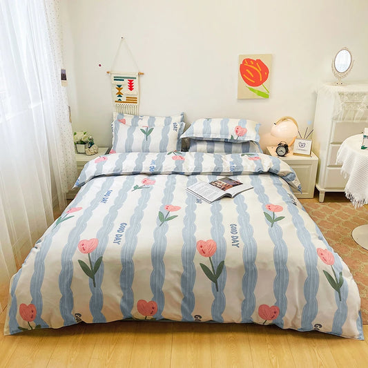 4-Piece Brushed Microfiber Bedding Set
