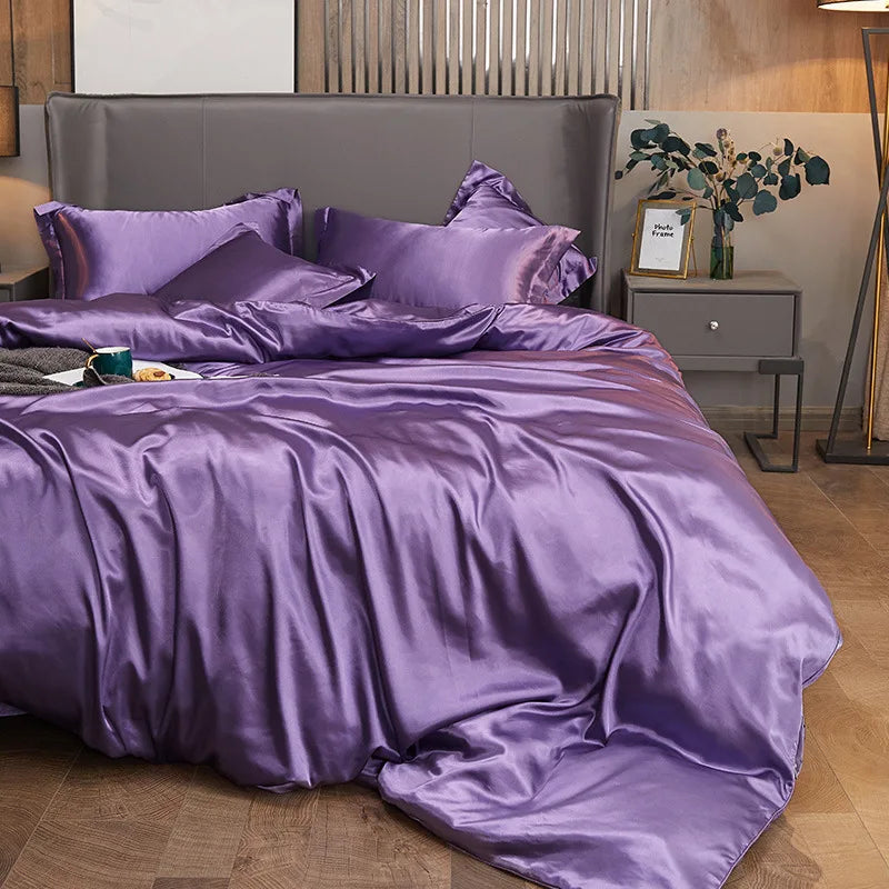 Luxury Jacquard Microfiber Duvet Cover Set