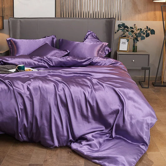 Luxury Jacquard Microfiber Duvet Cover Set