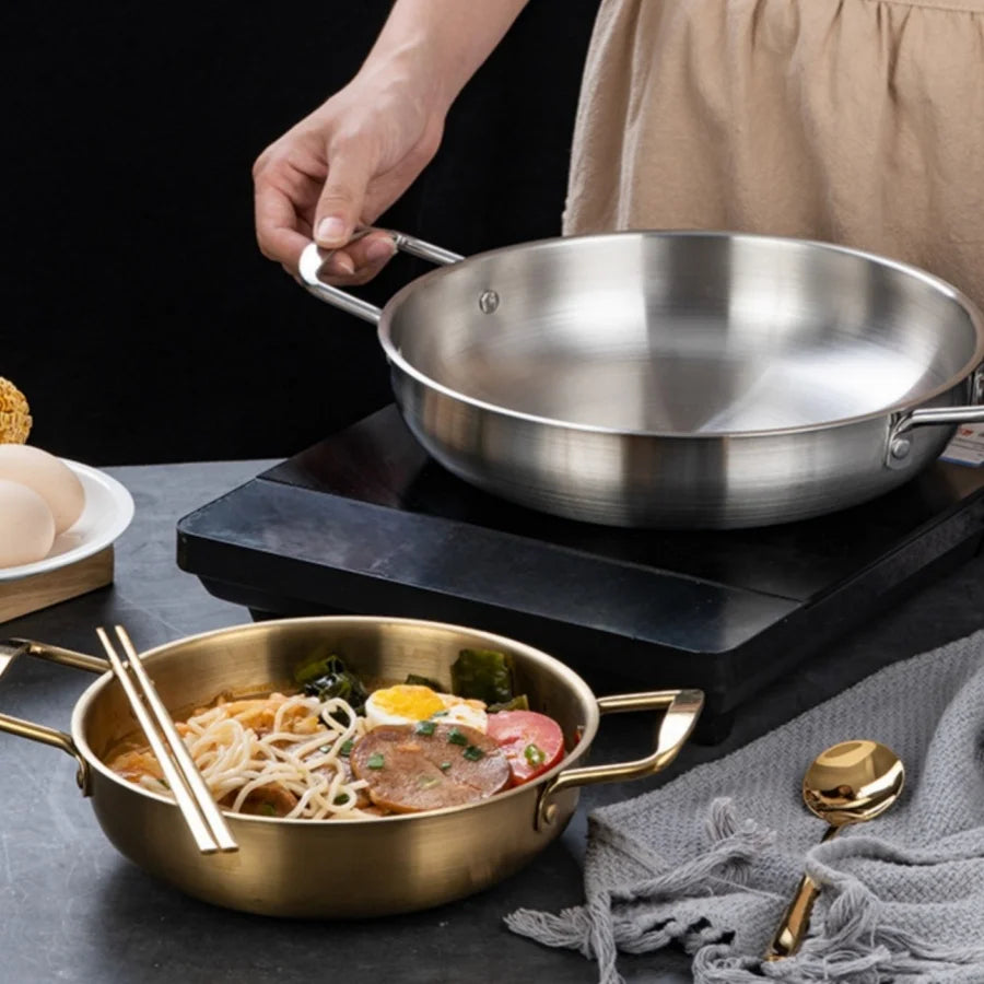 Double Handle Noodle Soup Cooking Pot