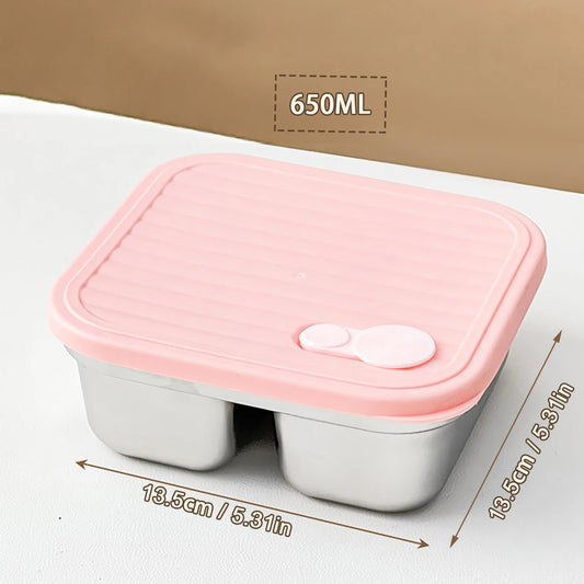 Stackable Leak-Proof Food Container for Meals, Fruits & Salads