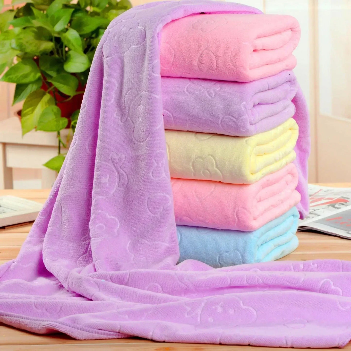 Ultra-Soft Quick-Dry Bath & Face Towel