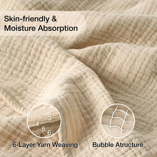 Lightweight All-Season Throw Blanket