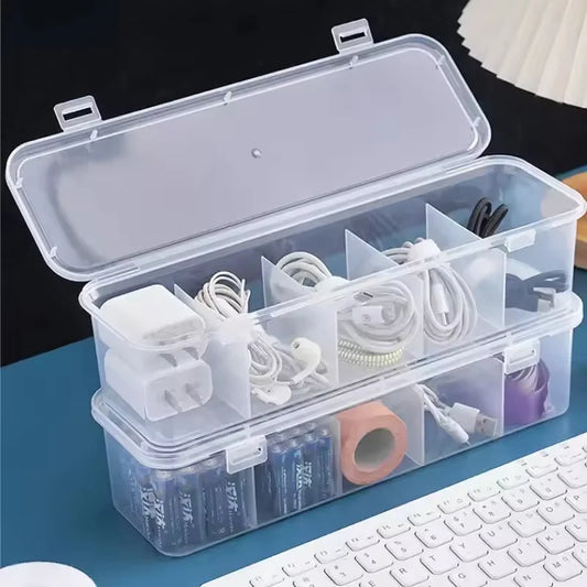 Clear Cable Organizer Box