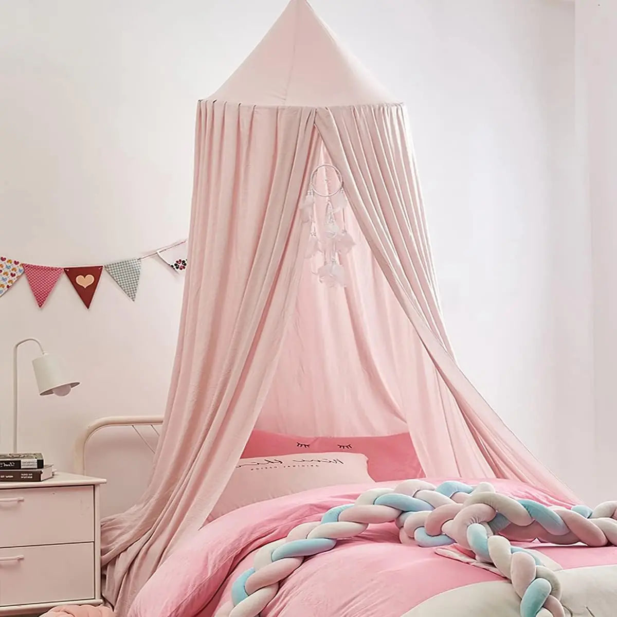 Kids Bed Canopy with Mosquito Net