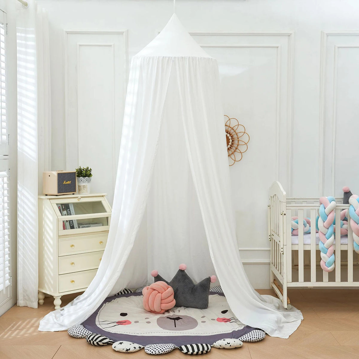 Kids Bed Canopy with Mosquito Net