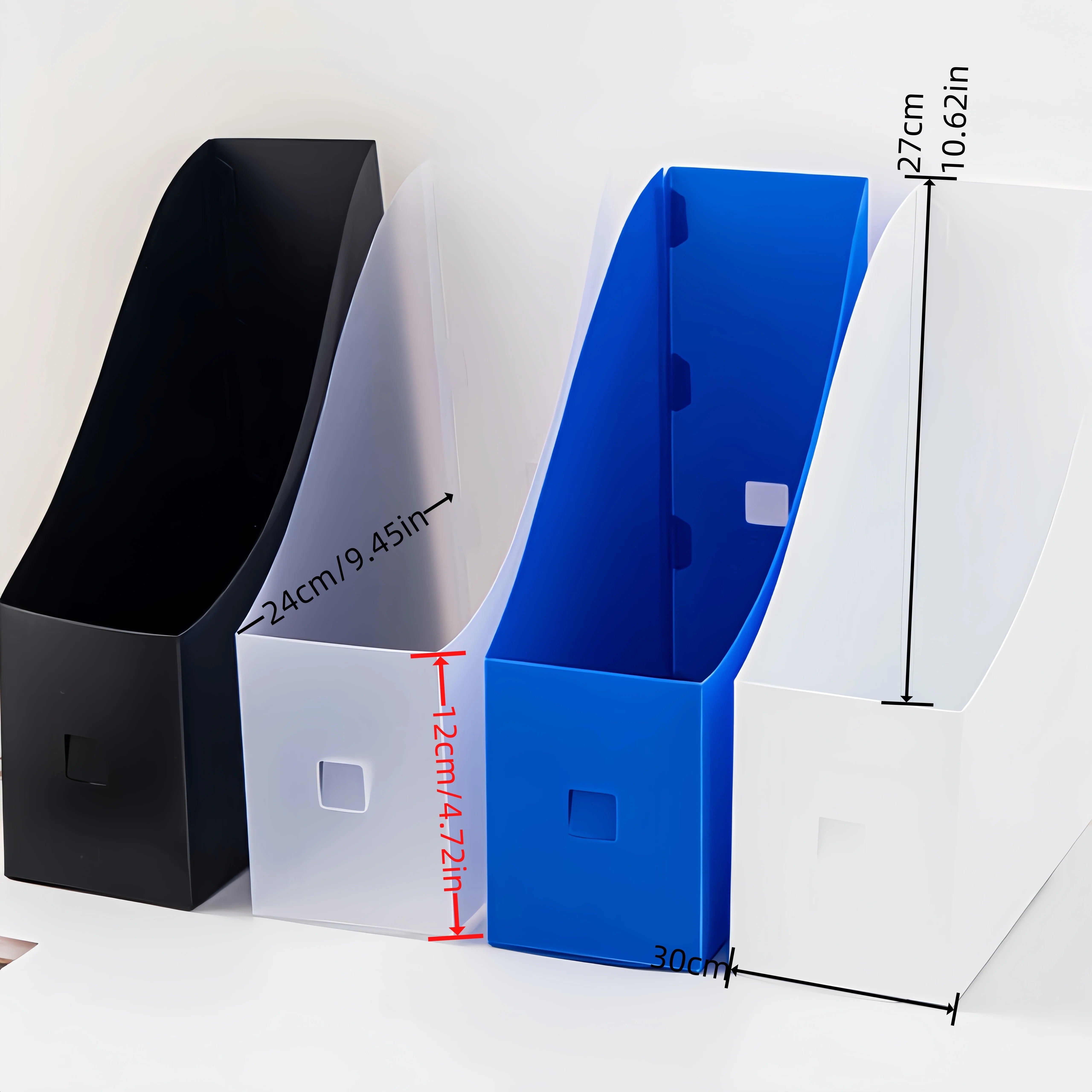 Plastic Book Organizer Storage Rack