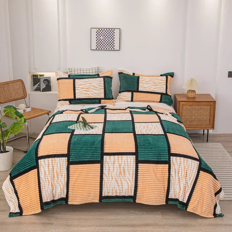 Soft Lightweight Throw for Home & Travel