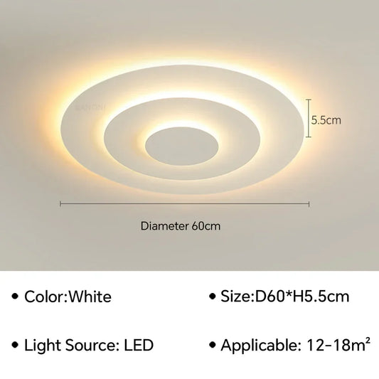 Modern LED Flush Mount Ceiling Chandelier