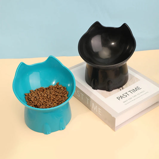 Elevated Tilted Cat Bowl