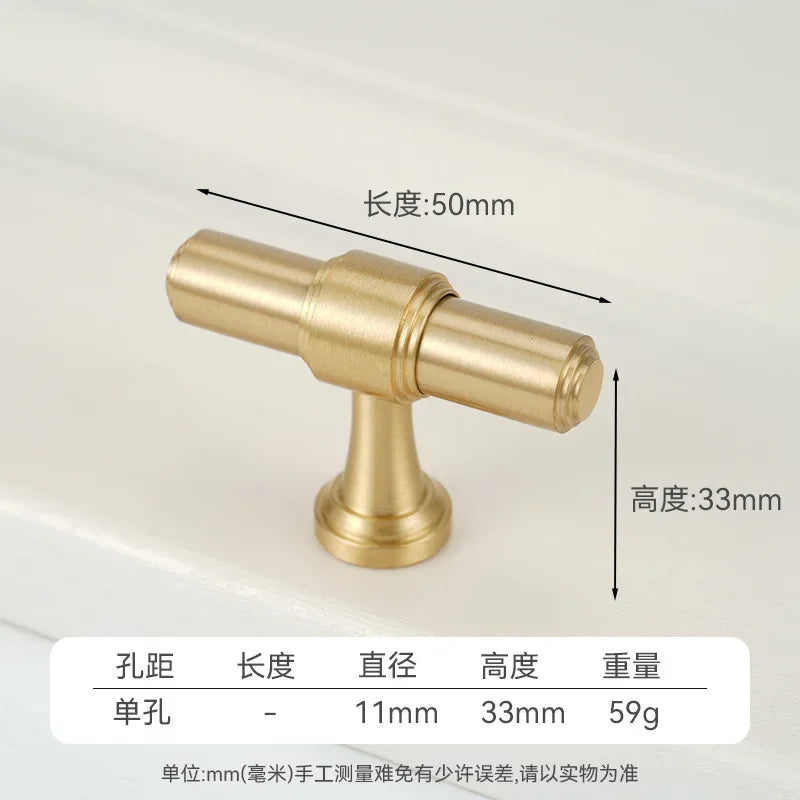 French Solid Brass Cabinet Handles