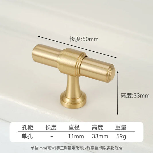 French Solid Brass Cabinet Handles