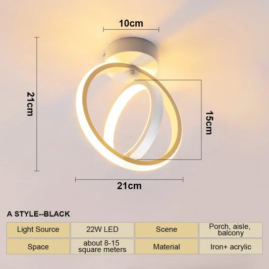 Surface Mount Light for Living Room & Hallway