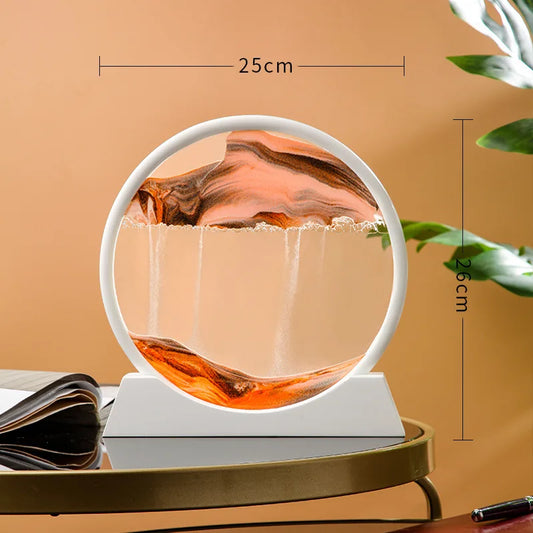 3D Moving Sand Art Picture Quicksand Glass Decor