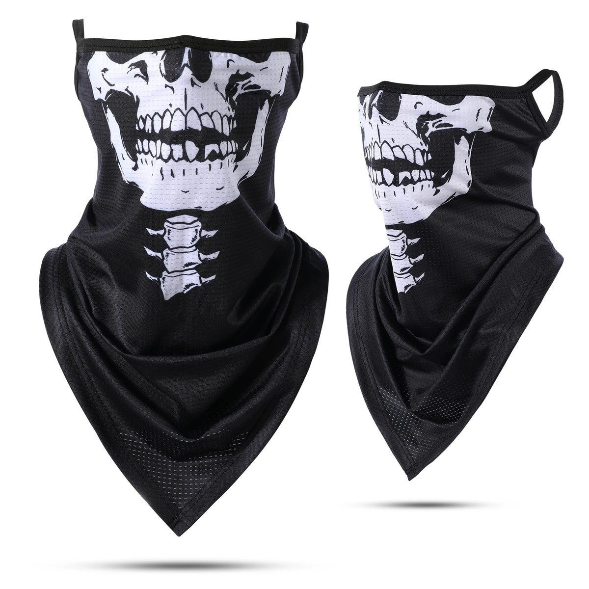 Skull Print Neck Gaiter Mask