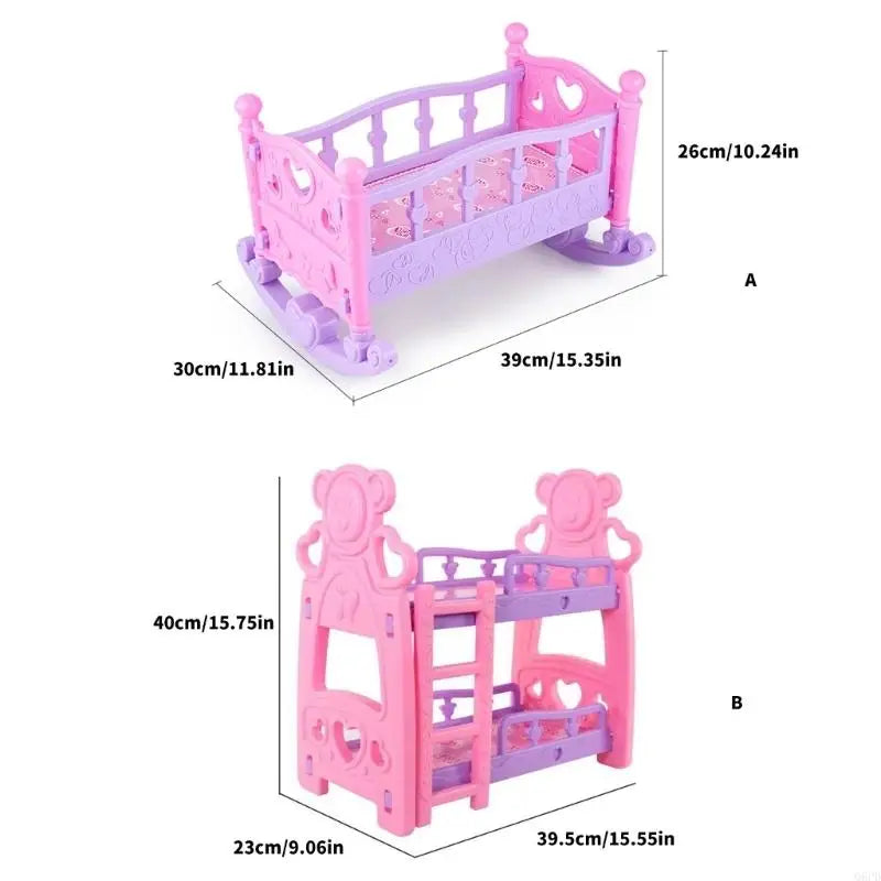 Pretend Play Miniature Bed