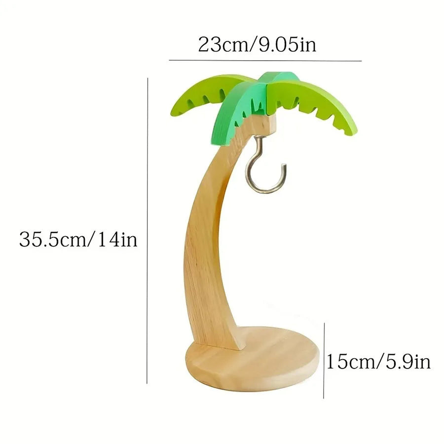 Wooden Banana Hanger Stand