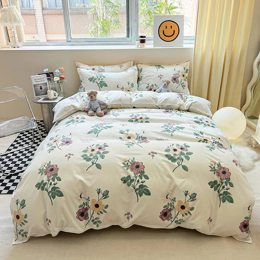 4-Piece Brushed Microfiber Bedding Set