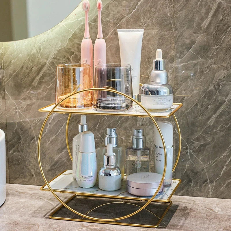 2-Tier Bathroom Countertop Cosmetic Organiser