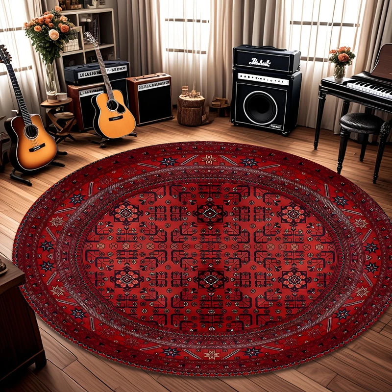 Modern Persian Round Non-Slip Area Rug