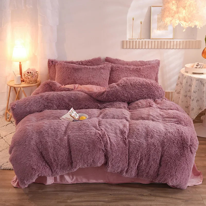 Luxury Plush Duvet Cover Set