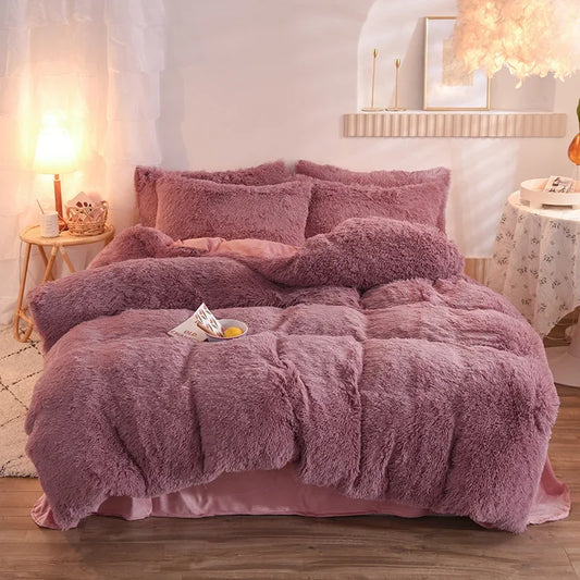 Luxury Plush Duvet Cover Set