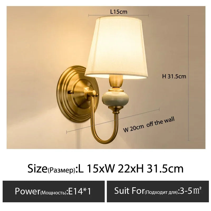 Copper LED Wall Lamp