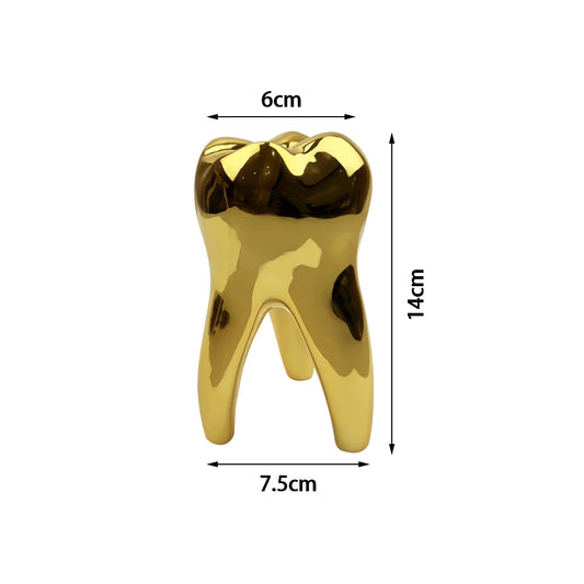 Dentist Tooth Resin Figurine Office Desk Decoration
