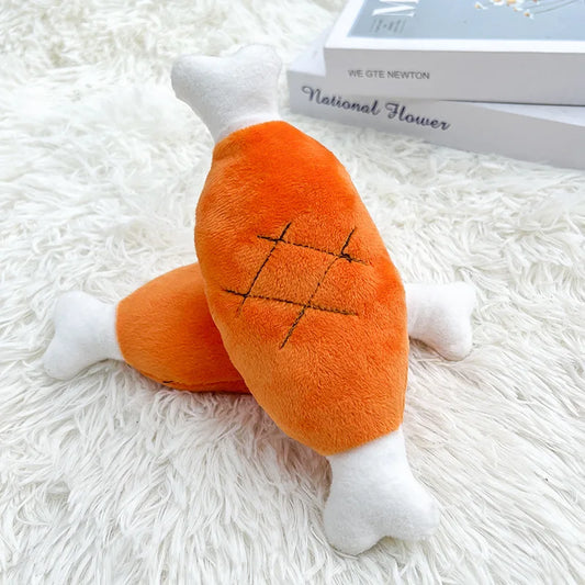 Plush Duck Dog Toy
