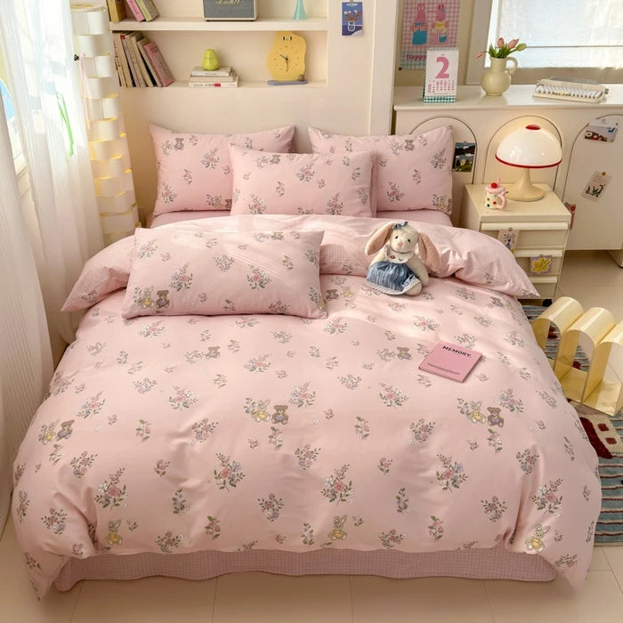 100% Cotton Cartoon Duvet Cover Set