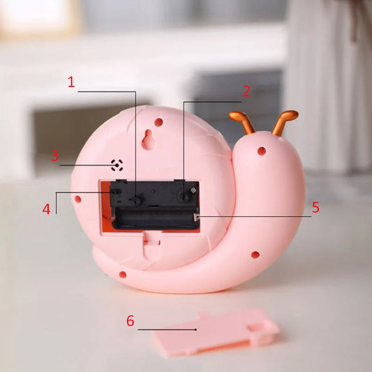 Children's Cartoon Snail Alarm Clock