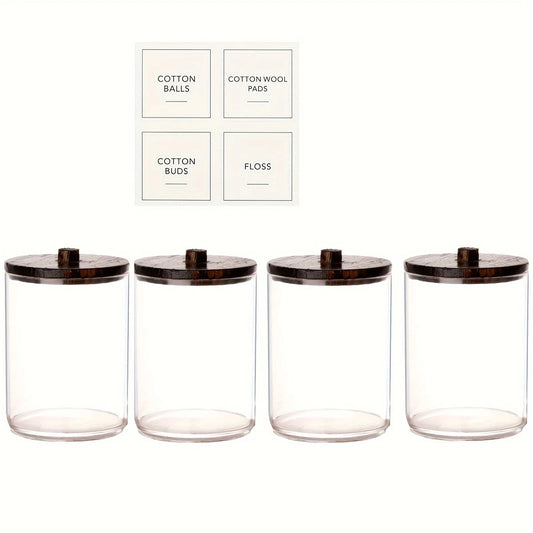 Qtip Holder Dispenser Jars