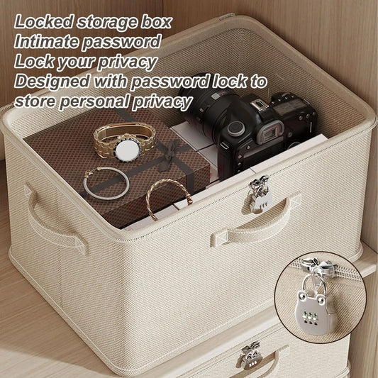 Large Stackable Storage Box with Lock