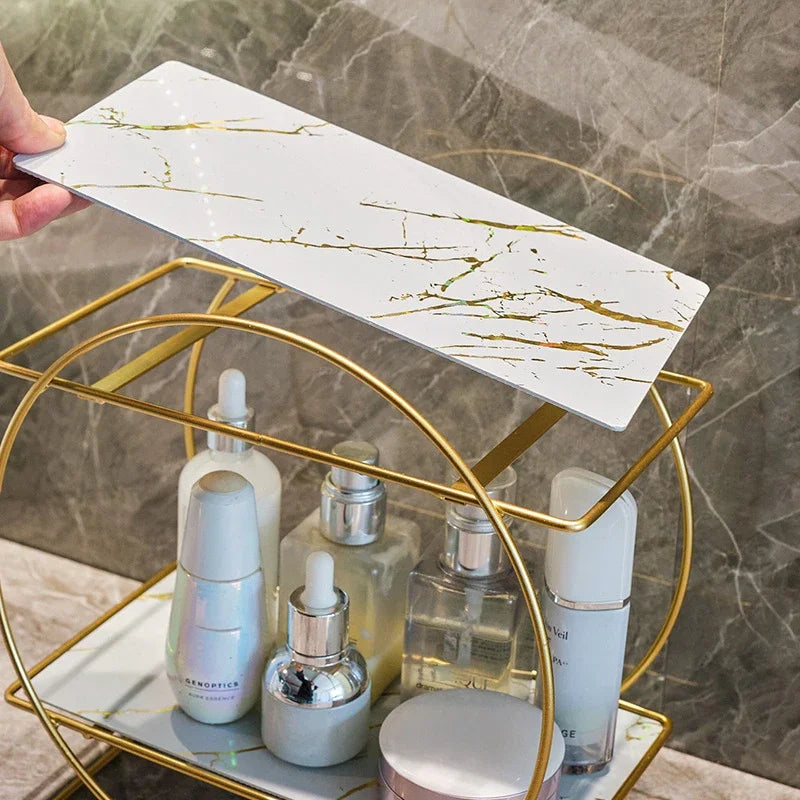 2-Tier Bathroom Countertop Cosmetic Organiser