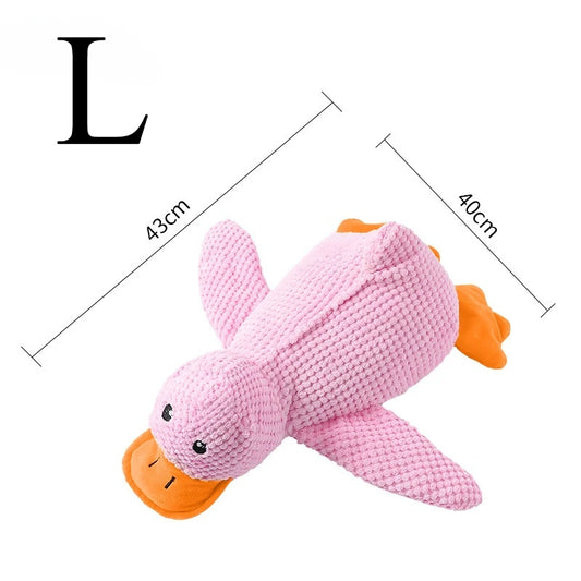 Plush Duck Dog Toy