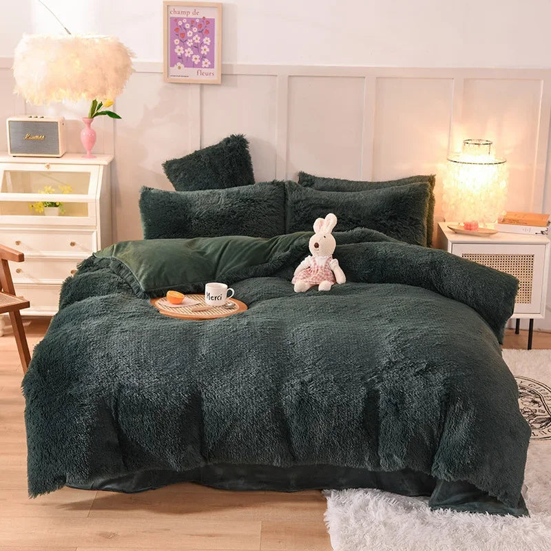 Luxury Plush Duvet Cover Set