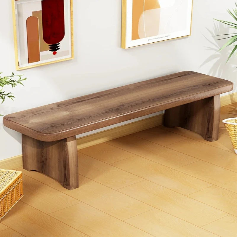 Solid Wood Entryway Bench
