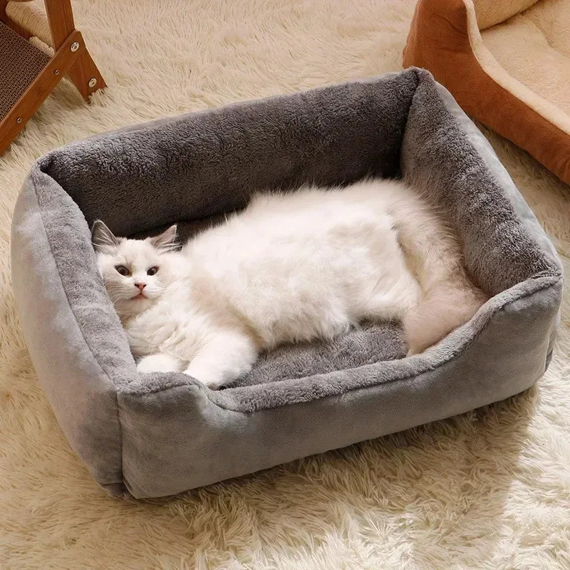 Plush Cat & Pet Bed