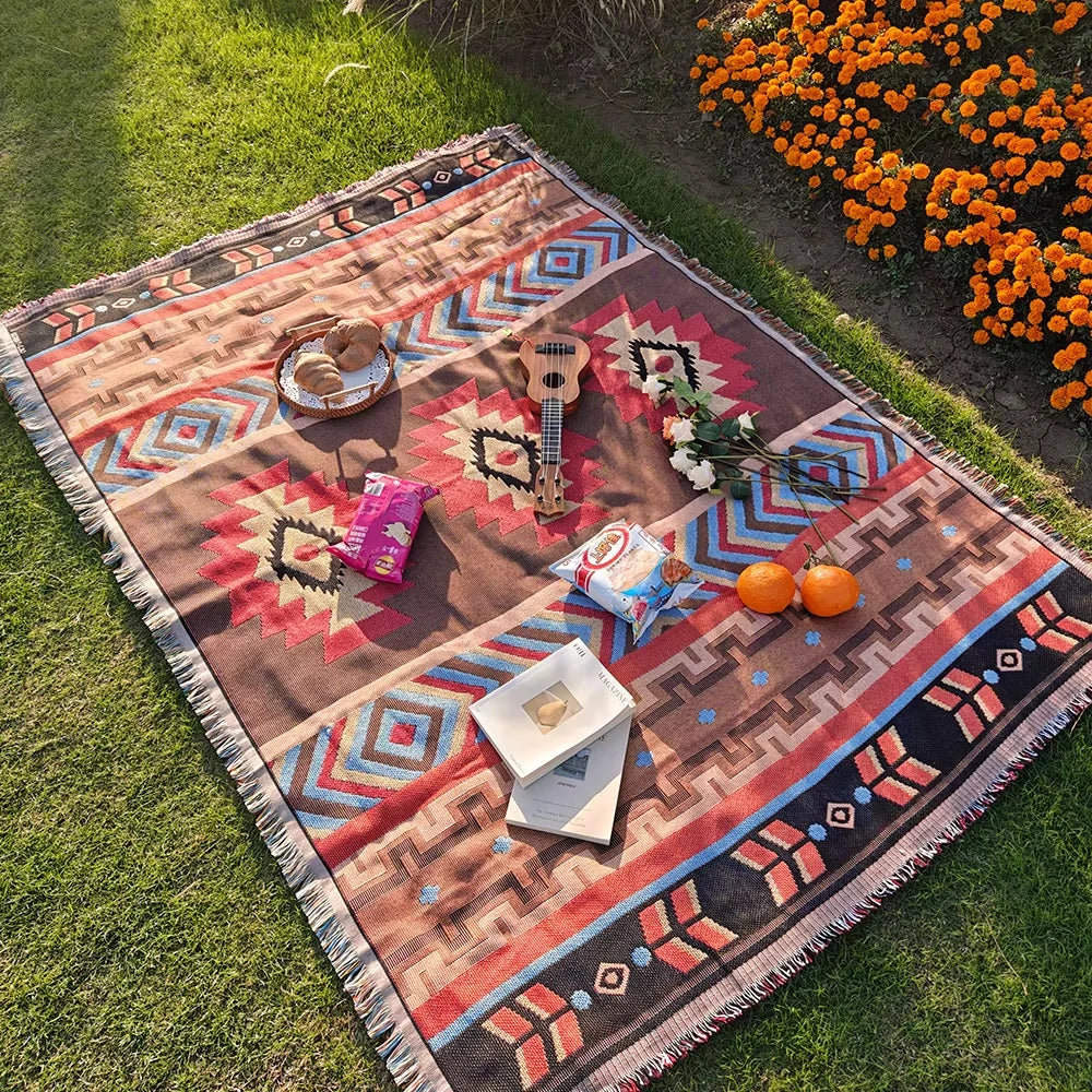 Checkered Throw Blanket
