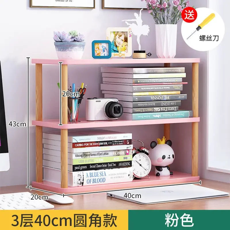 Multi-Layer Book & Office Storage Organizer