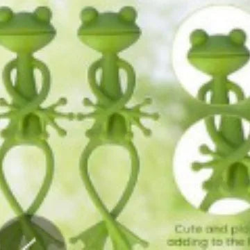 Cute Frog Plant Support Clips