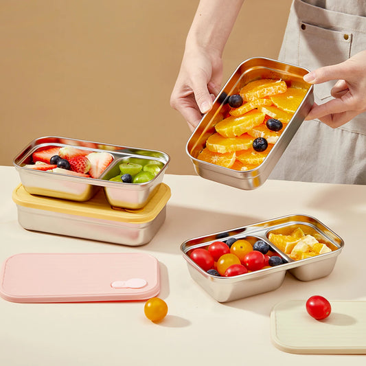 Stackable Leak-Proof Food Container for Meals, Fruits & Salads