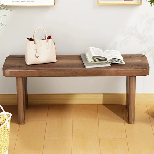 Solid Wood Entryway Bench