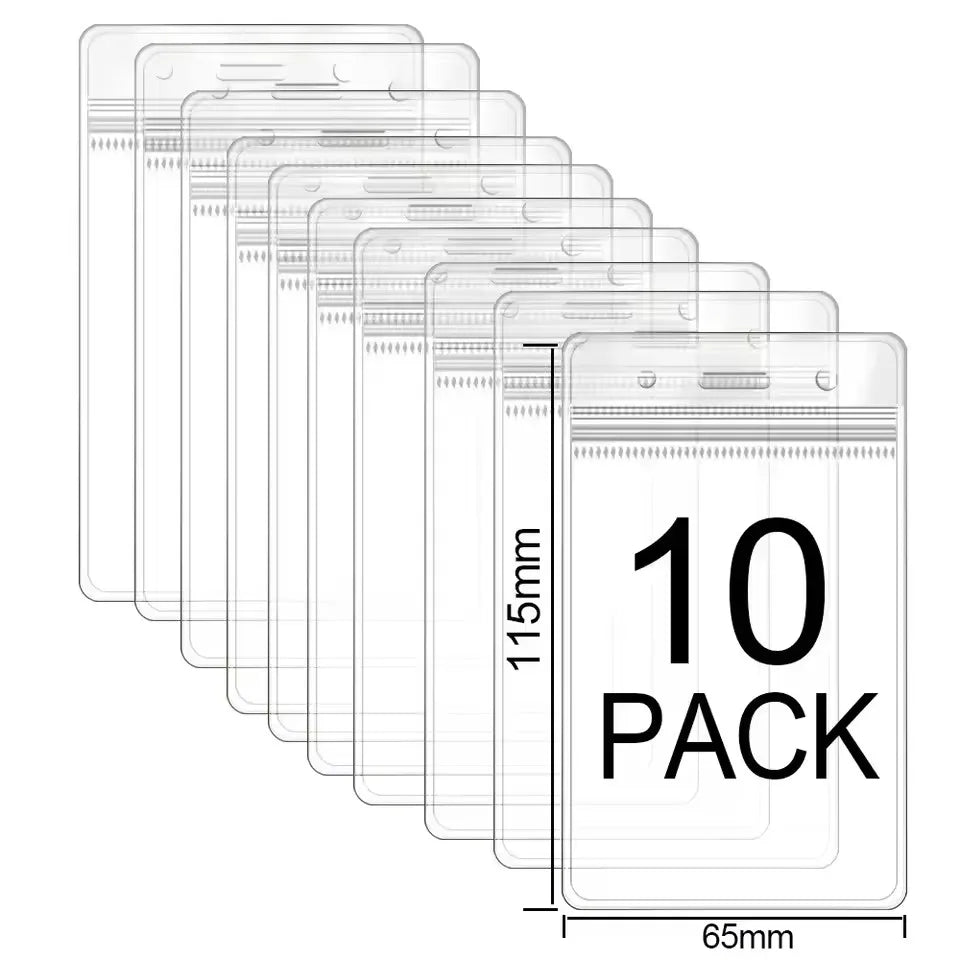 Waterproof Vertical ID Card Holder
