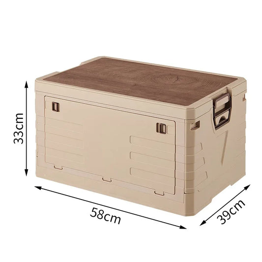 Foldable Outdoor Camping Storage Box with Lid