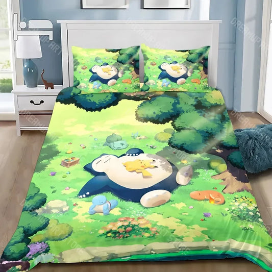 Cartoon Bedding with Matching Pillowcase