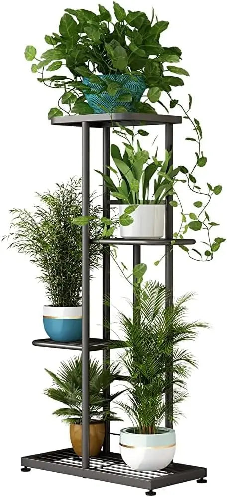 4-Tier Indoor & Outdoor Metal Plant Stand