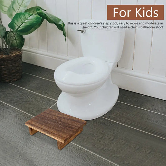 Wooden Footstool & Step Stool