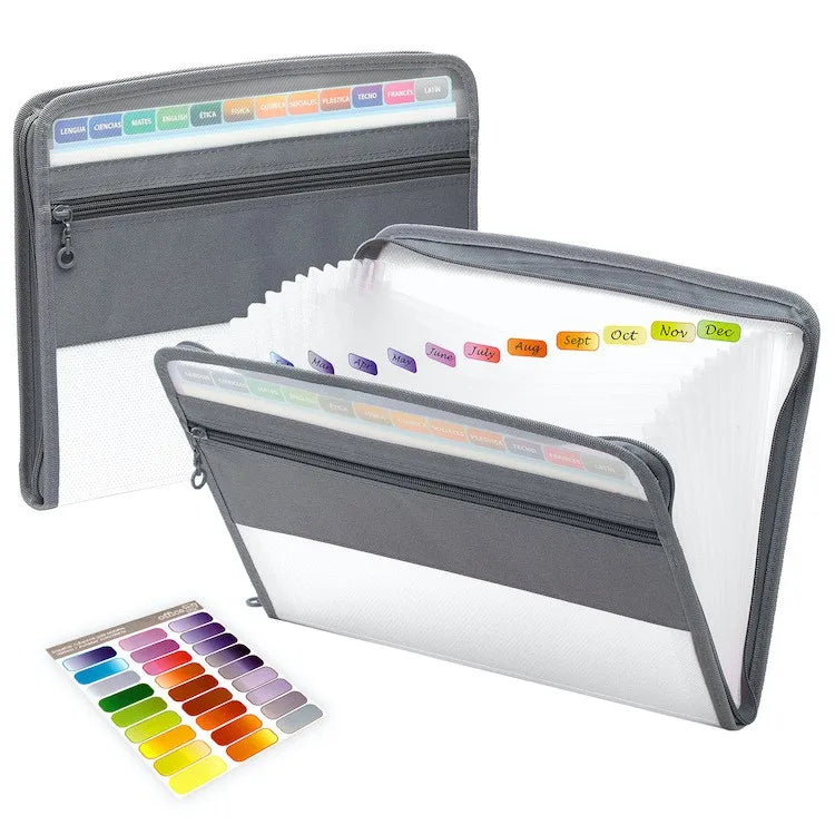 13-Pocket Zipper File Organizer